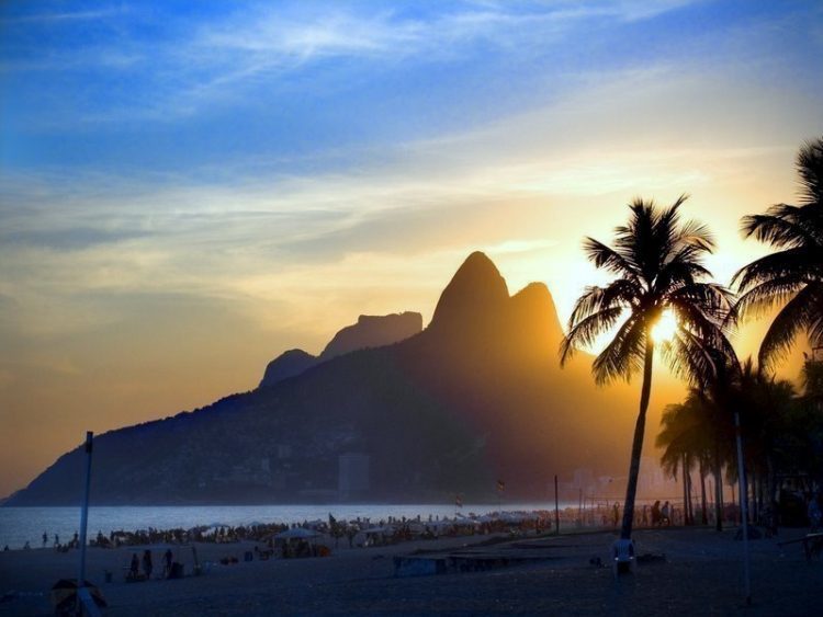 Morro Dois Irmãos vista panorâmica do Rio de Janeiro