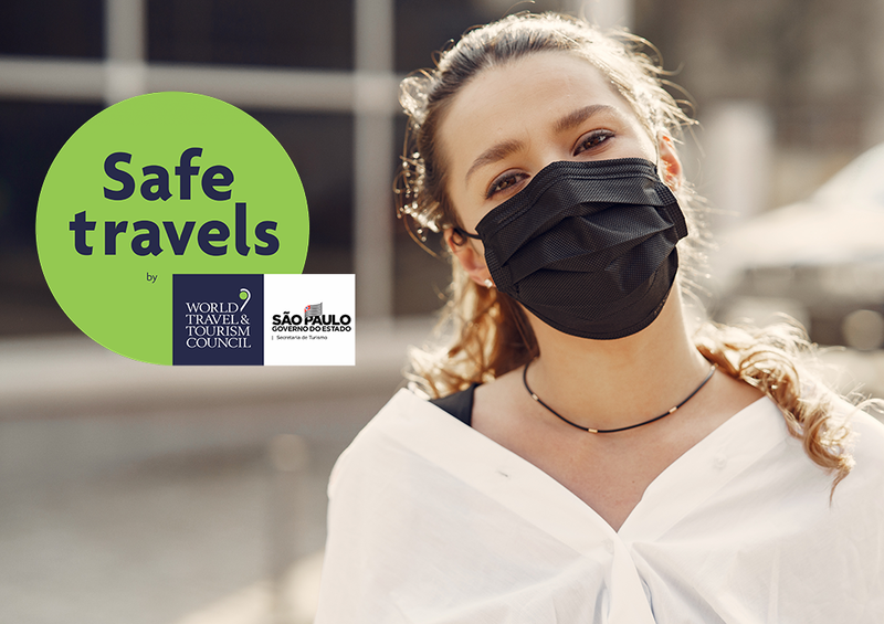 O estado de São Paulo ganha o reconhecimento do selo Safe Travels