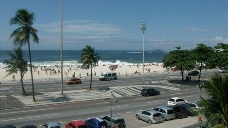 3 quartos frente mar Copacabana, diária, mensal