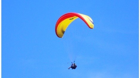 Paraglider em frente