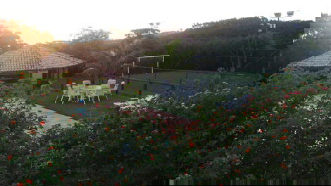 Vista área de lazer