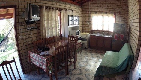 House for 6 people in centrinho of Praia do Rosa