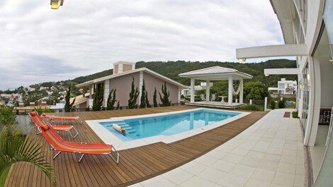 Casa temporada alto padrão p/ até 10 pessoas no Panorâmico em Garopaba