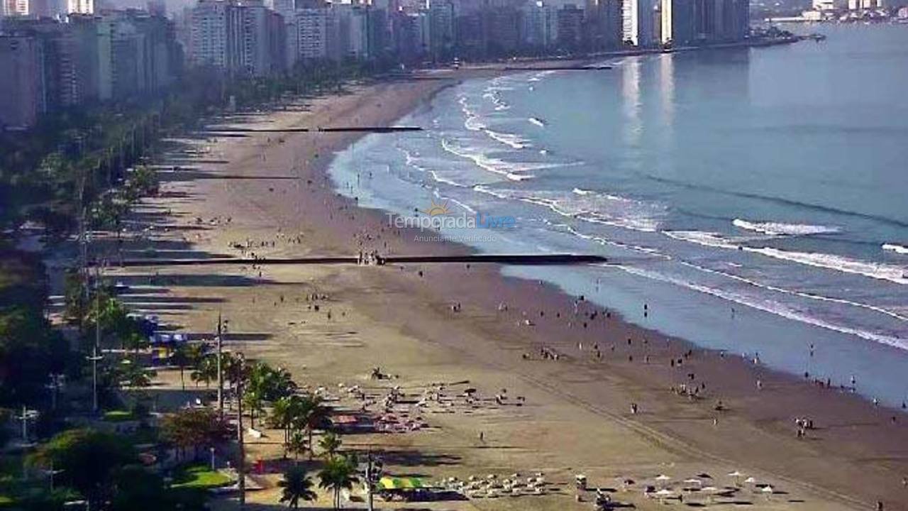 Apartamento para aluguel de temporada em Santos (Praia da Pompéia Gonzaga)