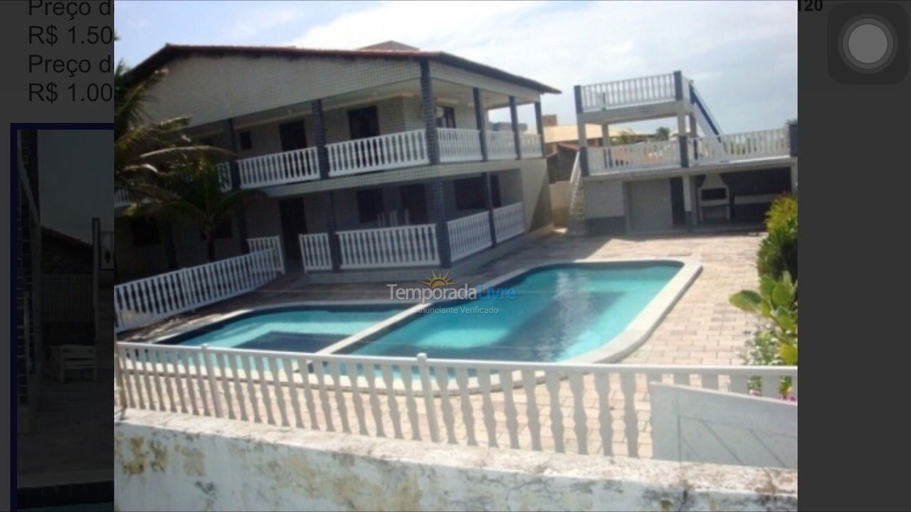 Casa para alquiler de vacaciones em Nísia Floresta (Praia de Búzios)