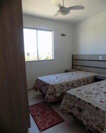 Apt 02 bedrooms, one of them suite - Praia de Palmas