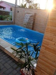Hermosa residencia Ipanema-Pontal Pr con piscina privada y Wi-Fi