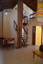 House with 5 bedrooms and swimming pool, Wi-Fi, 300m from Taperapuan Beach