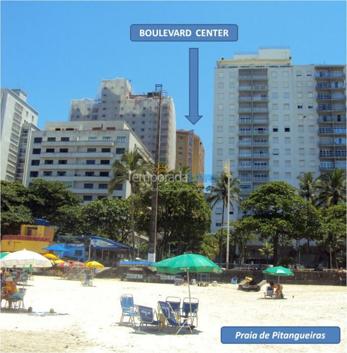 Apartment for vacation rental in Guarujá (Pitangueiras)