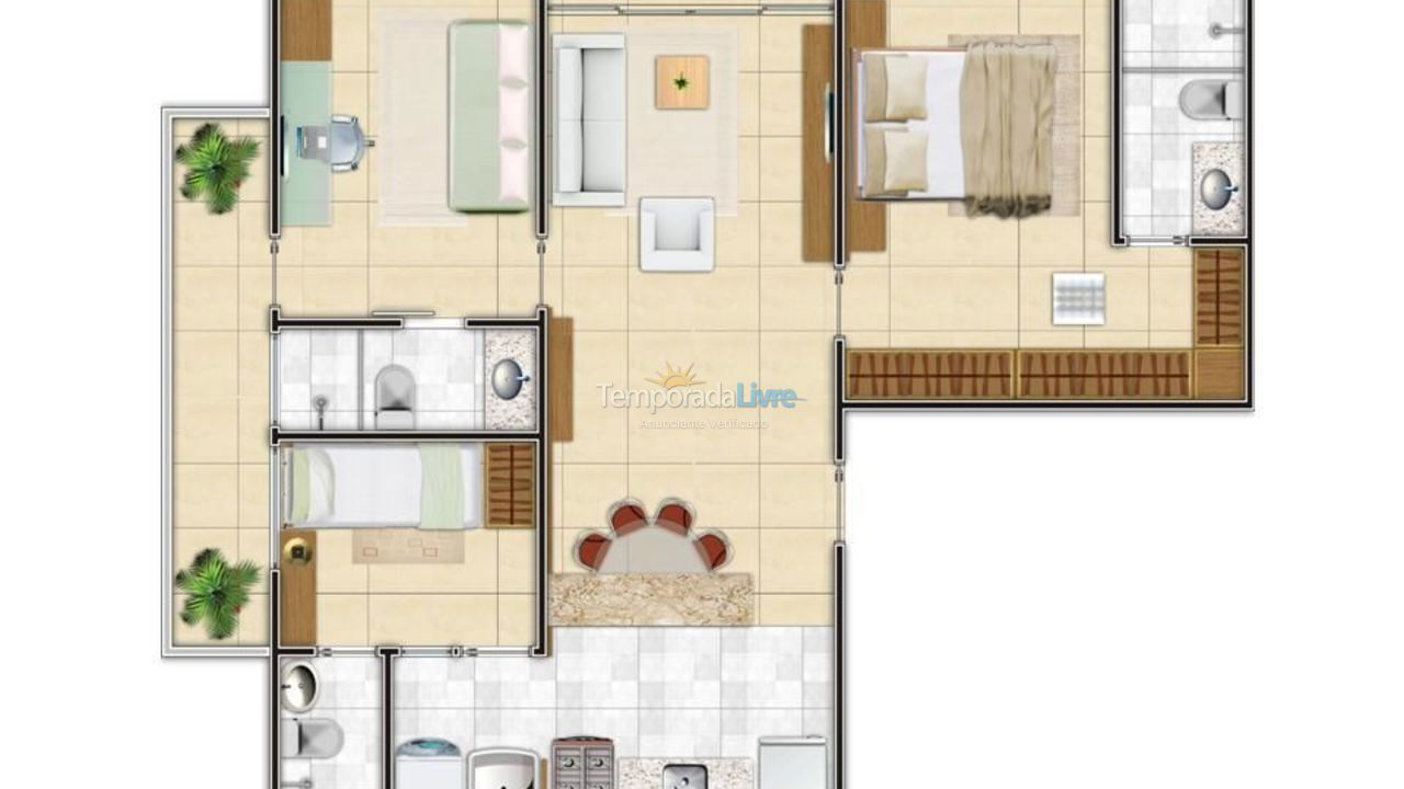 Apartamento para aluguel de temporada em Fortaleza (Meireles)