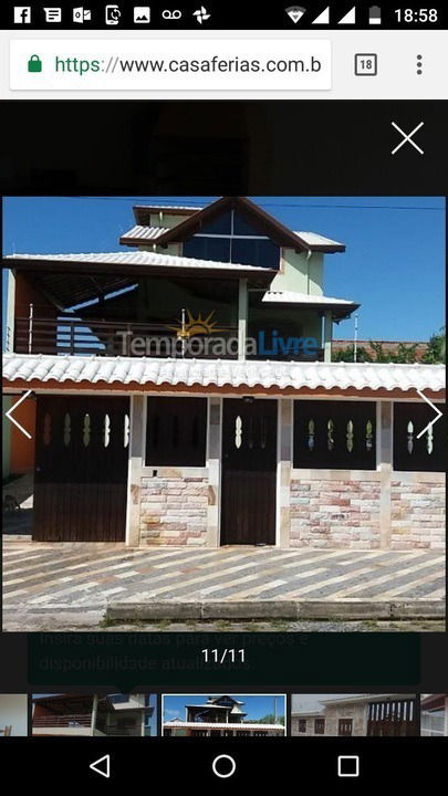 House for vacation rental in Peruíbe (Jardim Beira Mar)