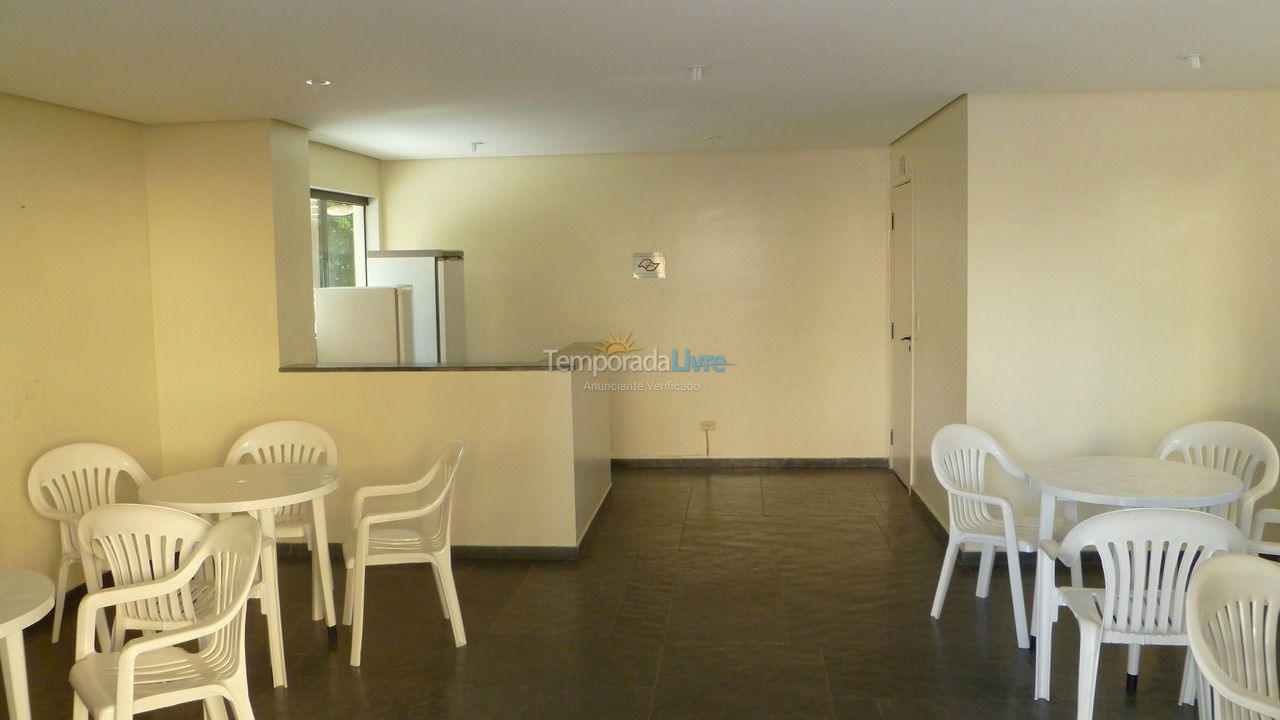 Apartamento para alquiler de vacaciones em Guarujá (Praia do Tombo)