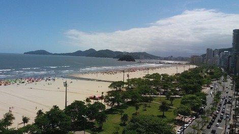 Praia do Gonzaga sentido José Menino