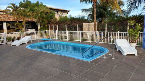 piscina e deck