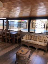 Firecrackers PASCUA Penthouse 80 m from the sea with pool and barbecue