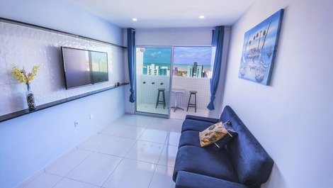 Excelente apartamento no 10° andar Vista para o Mar do Cabo Branco