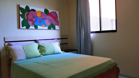 Apartamento amueblado, 3 dormitorios, con Wi-fi, Praia de Cabo Branco PB-Brasil