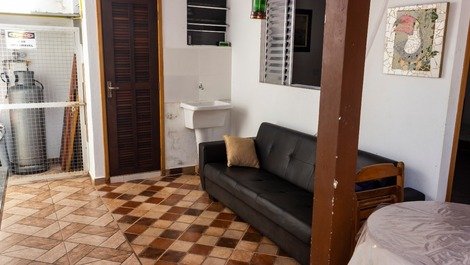 Apartamento con dos suites en Toninhas, Ubatuba. Rincón de la familia