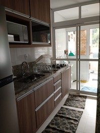 Cozinha modulada c/geladeira duplex