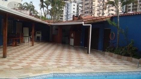 Casa Praia Grande-Ocian-tres dormitorios-piscina com hidromassagem