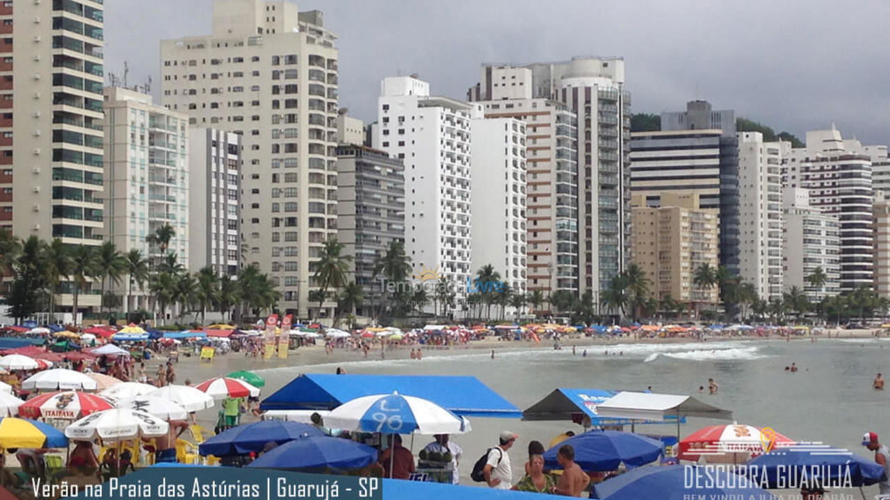 Apartamento para aluguel de temporada em Guarujá (Astúrias)