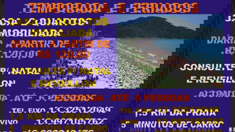 PRAIA GRANDE - TEMPORADA OU FINS DE SEMANA