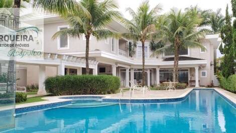 Casa con 7 habitaciones para temporada, 850 m2 Acapulco - Guarujá / SP