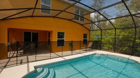 Casa estilo americano para sus vacaciones en Orlando