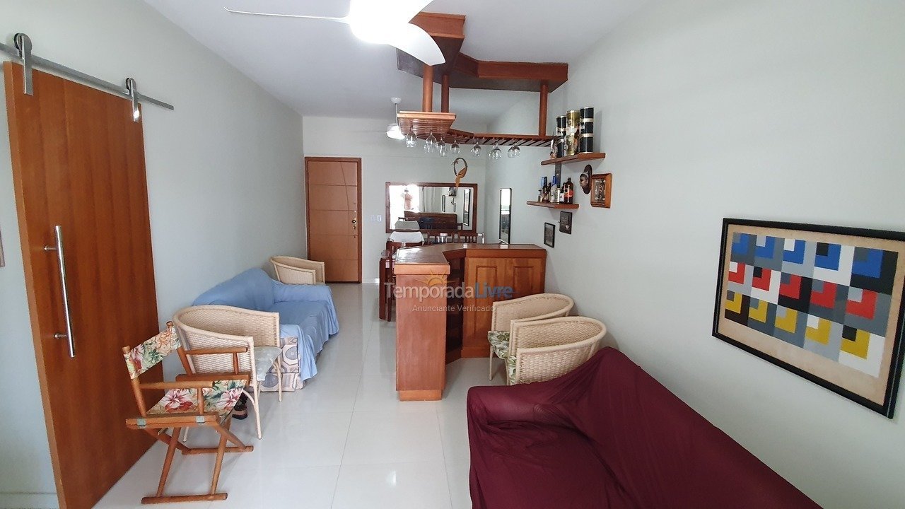 Apartment for vacation rental in Guarapari (Praia da Areia Preta)