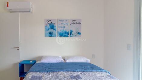 Apartamento de 3 habitaciones en el MEJOR condominio FRENTE AL MAR en Florianópolis