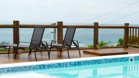 Inn with 5 houses with incredible views of the sea, inn services