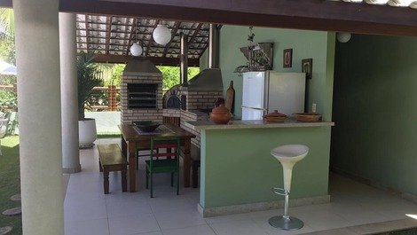 Wonderful house on the banks of the Jacuípe River, excellent gourmet area