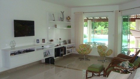 Wonderful house on the banks of the Jacuípe River, excellent gourmet area