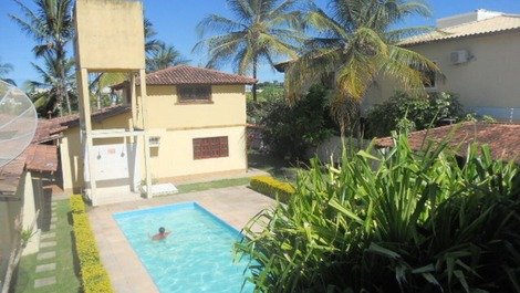 House with 10 suites, 50 people, pool, barbecue, 500m from the beach