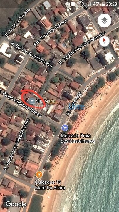 Apartamento para alquiler de vacaciones em Anchieta (Praia dos Castelhanos)