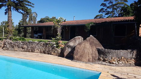 Mairiporã granja de bosque frío con piscina climatizada