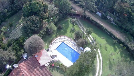 Mairiporã granja de bosque frío con piscina climatizada