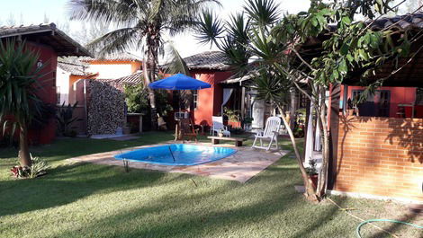 Casa temporada cabo frio com Piscina unamar cond. long beach