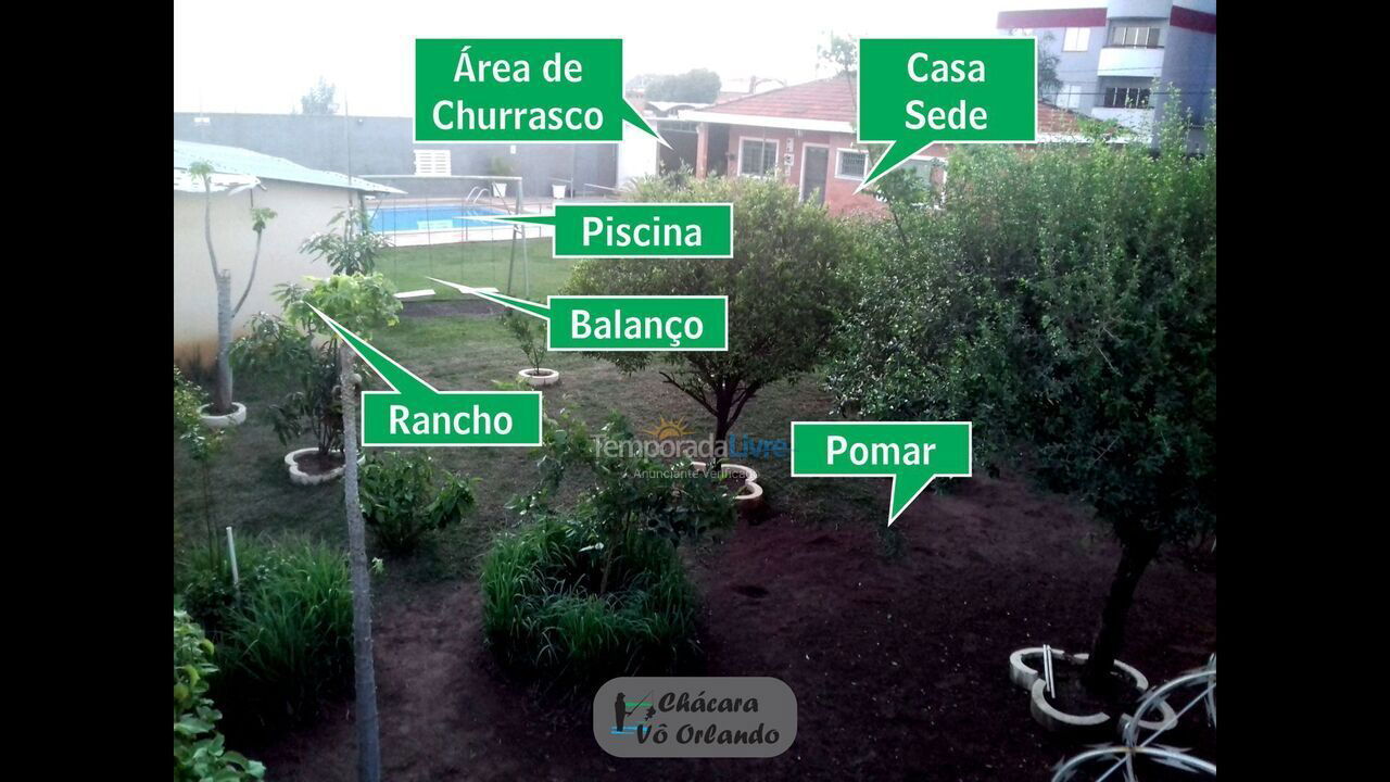 Granja para alquiler de vacaciones em Rio Claro (Alto do Santana)