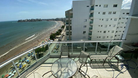 Penthouse Valéria 4 suites facing the sea Praia do Morro private pool