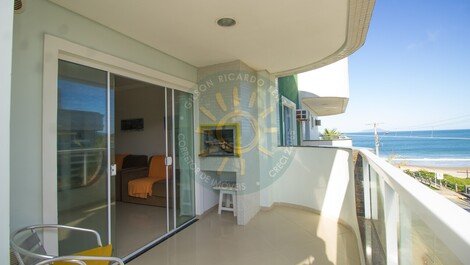 Apartamento com 2 suítes e linda vista para a Praia de Quatro Ilhas
