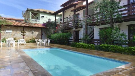 Duplex with 4 bedrooms, 500 meters from the beach, with pool