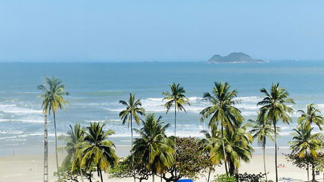 FRENTE AO MAR COM CHURRASQUEIRA NA VARANDA EM PITANGUEIRAS!