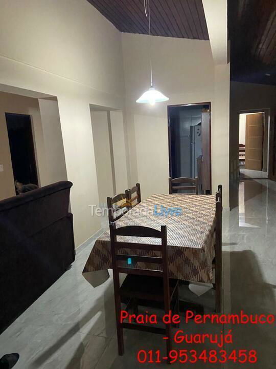 Casa para alquiler de vacaciones em Guarujá (Praia do Pernambuco)