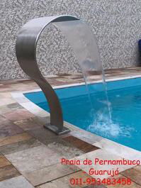 Cascata para um banho relaxante;