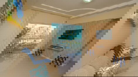 Apartamento para 8 pessoas de frente para a Praia de Quatro Ilhas