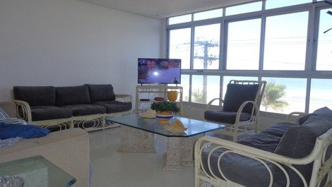 Pitangueiras Beach - 02 habitaciones con terraza - Vista w / el mar