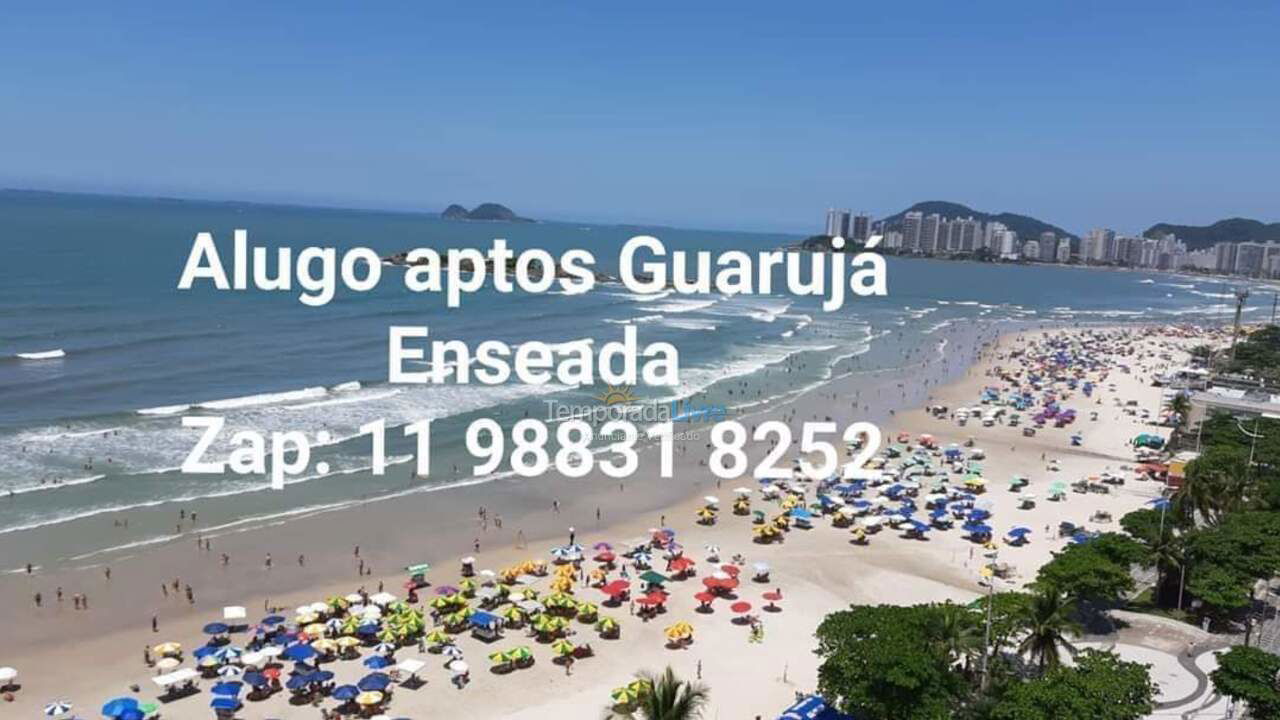 Apartamento para aluguel de temporada em Guarujá (Enseada)