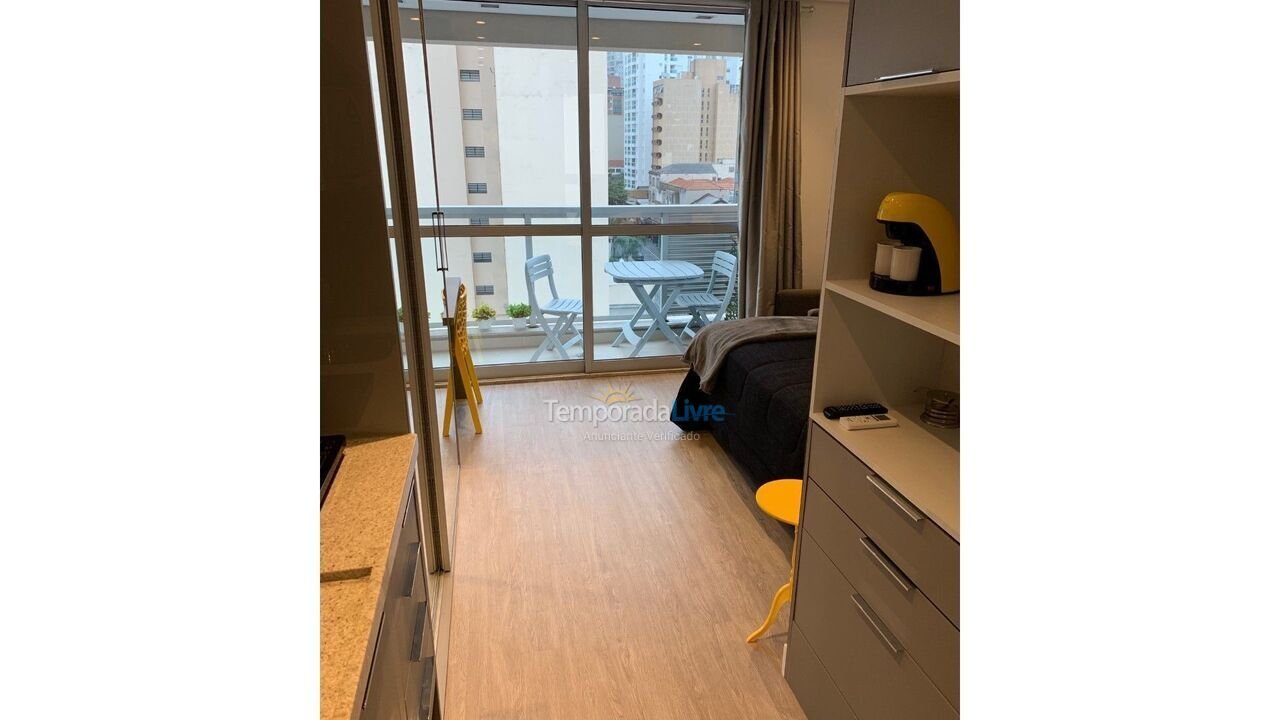 Apartamento para aluguel de temporada em São Paulo (Consolação)