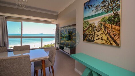 Apartamento para 5 pessoas de frente à praia de Quatro Ilhas-Exclusivo